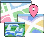 キャンパス・MAPのイラスト